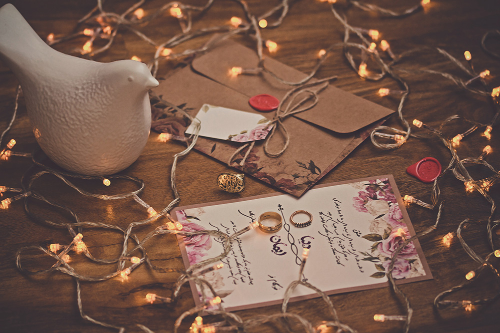 Invitaciones en papel madera